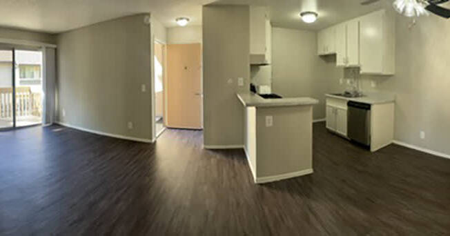 Living Area And Kitchen at ELEVATE, Placentia, CA