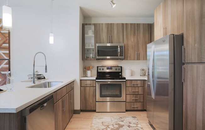 Fully Equipped Kitchen at Audere Apartments, Phoenix, AZ
