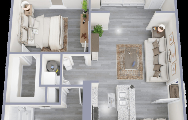 1 bed, 1 bath, 730 sqft, $1,624