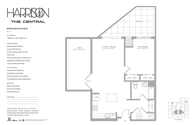 1 bed, 1 bath, 979 sqft, $3,345