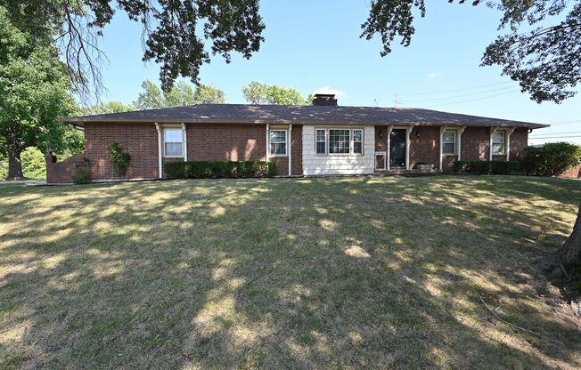 Three bedroom two and a half bath Brick Ranch located in Platte City