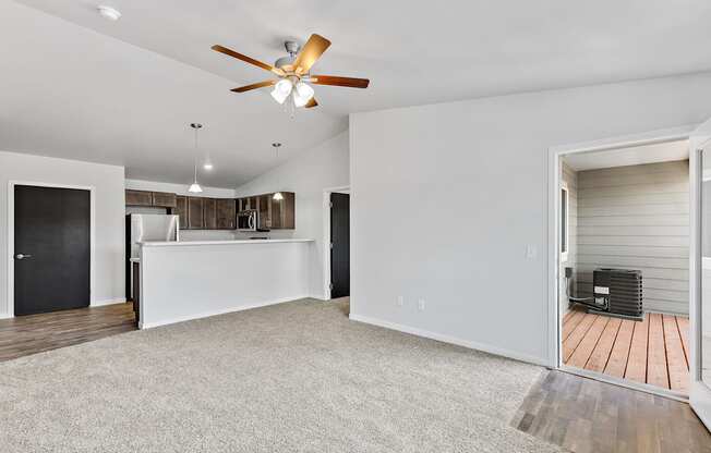 Red Rock Apartments | Patio View