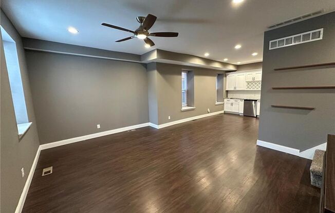 Sleek 2 bedroom townhome ready for immediate move in.