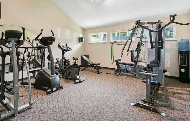 Hunt Club fitness center and equipment