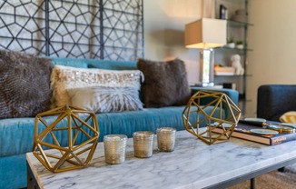 Modern Living Room at Hamilton Square Apartments, Indiana, 46074