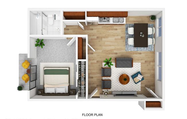1 bed, 1 bath, 680 sqft, $1,330, Unit 56