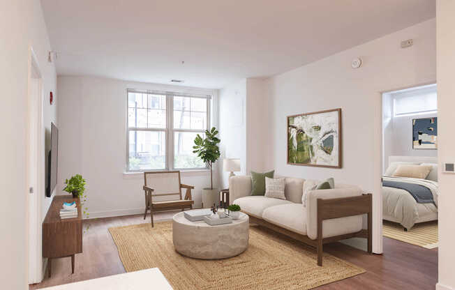 Living Room with Hard Surface Flooring