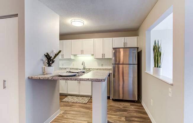 Kitchen Unit at Audenn Apartments, Bloomington, Minnesota