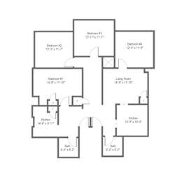 4 beds, 2 baths, 1,439 sqft, $3,572