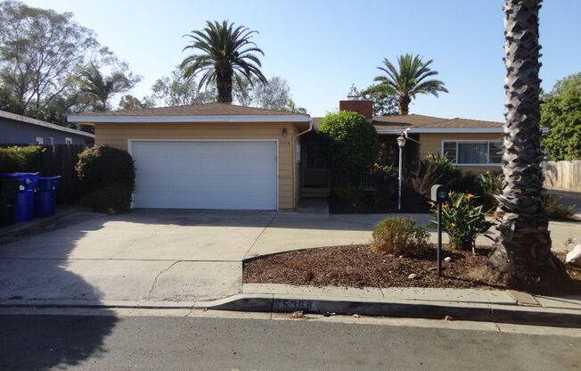 Close to SDSU 4 Bedroom Home!!