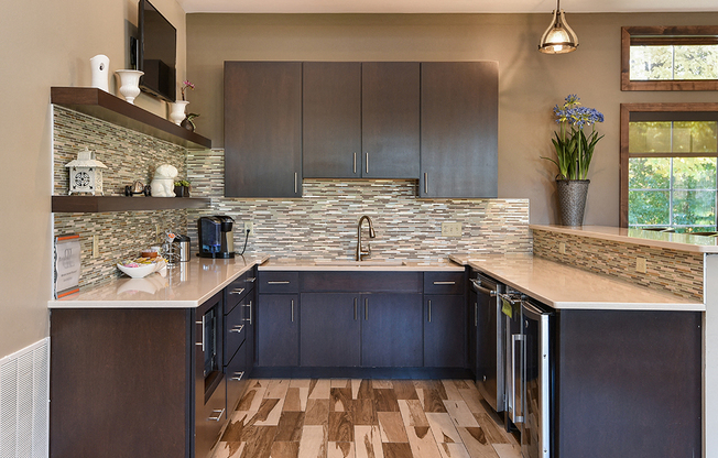 Bass Lake Hills Townhomes - Clubhouse Kitchen