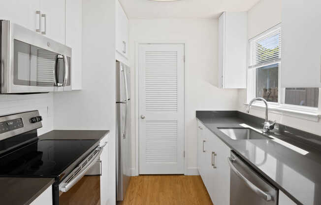 Kitchen with Stainless Steel Appliances