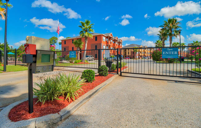 Oceanaire Apartments in Biloxi, MS photo of gated community