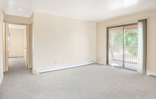 Large Windows with Natural Light Private Balcony at Wood Creek Apartments in Kenosha, WI