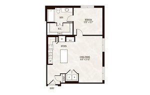 1 bed, 1 bath, 1,009 sqft, $2,820