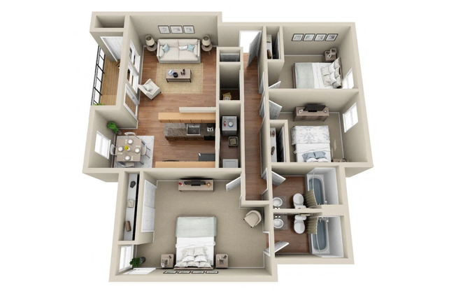 3 beds, 2 baths, 1,176 sqft, $2,190