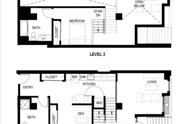 1 bed, 2 baths, 1,215 sqft, $3,950