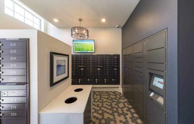 package lockers at Malbec at Vallagio