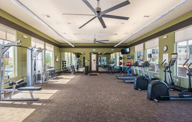 Fitness Center at Arterra Place Apartments in Aurora, CO