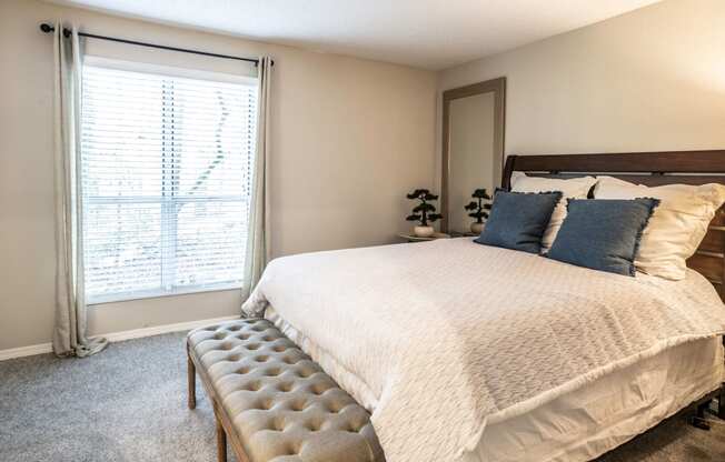 Secondary Bedroom with Large Window at Grove Point, Georgia