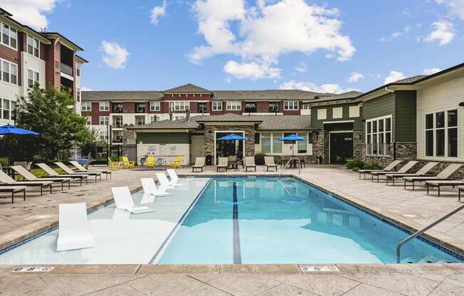 Heated saltwater resort-style pool - Enclave at Cherry Creek