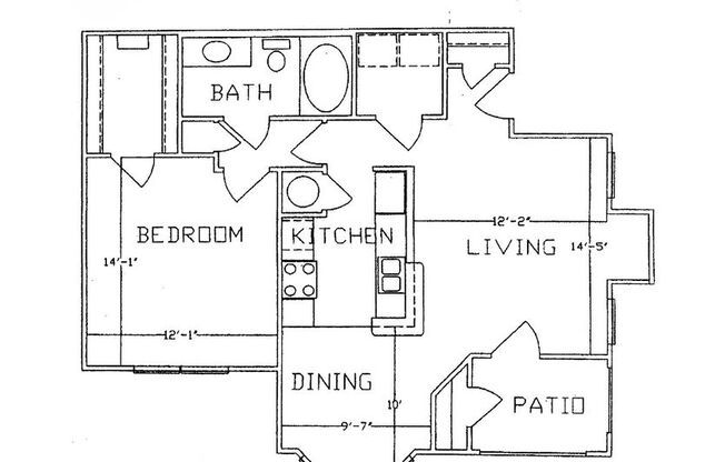 1 bed, 1 bath, 802 sqft, $1,525, Unit 502-u
