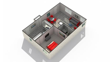 1 bed, 1 bath, 750 sqft, $1,525