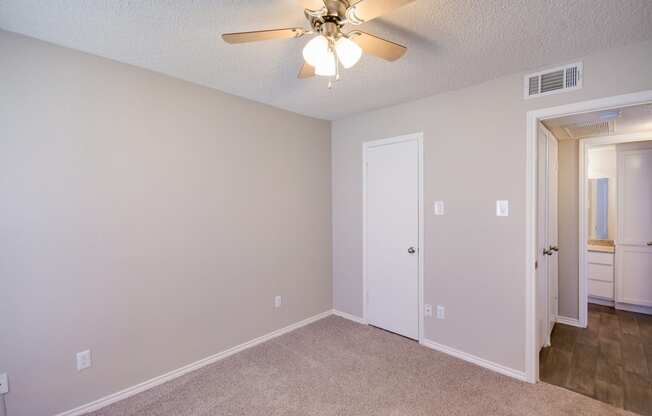 Bedroom at Polaris Apartment Homes in Irving, Texas, TX