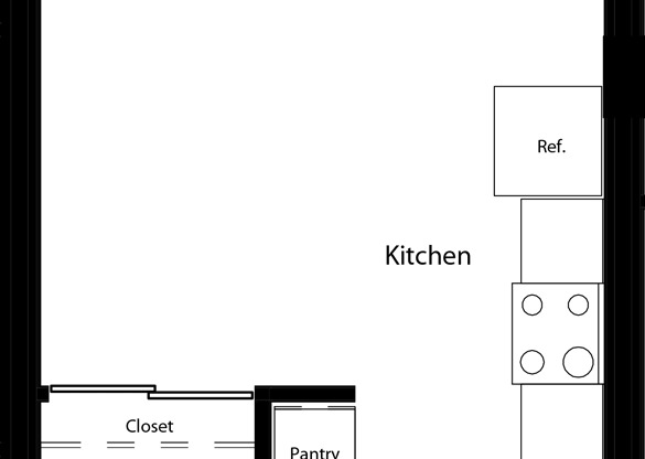 Studio, 1 bath, 509 sqft, $1,951, Unit 228