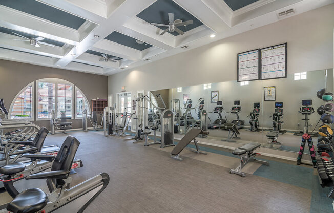 Fitness Center at Sonoma at Porter Ranch, California, 91326