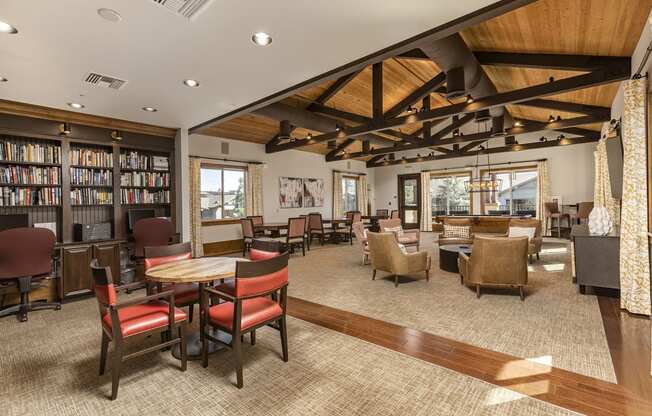 Library and Business Center in Clubroom at 55+ FountainGlen  Jacaranda, Fullerton, 92833