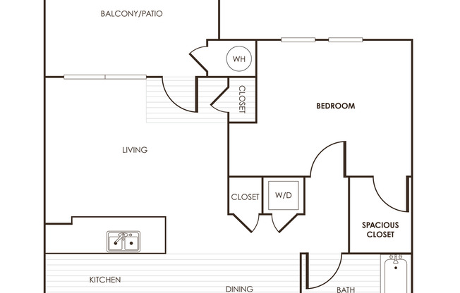 1 bed, 1 bath, 721 sqft, $2,355