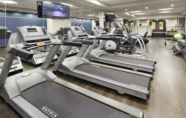 Time to take of you in this recently redesigned fitness center