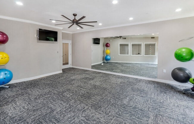 Fitness center at Hidden Creek, Texas