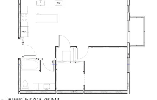 1 bed, 1 bath, 691 sqft, $1,575, Unit 336