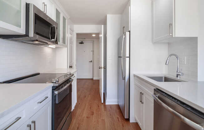 Kitchen with Stainless Steel Appliances