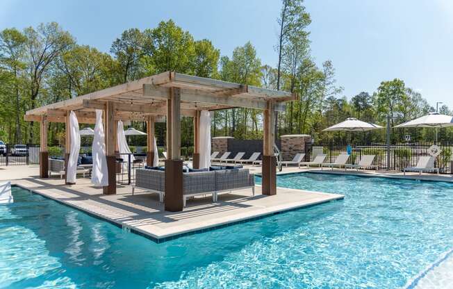 take a dip in our resort style pool at The Bend Arbordale, Williamsburg