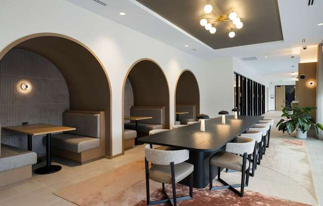 study pods at The Mera, St Louis Park, Minnesota