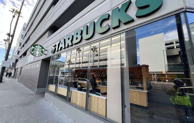 Starbucks at Skylar At Sunset, Los Angeles, CA