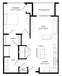 1 bed, 1 bath, 795 sqft, $1,750