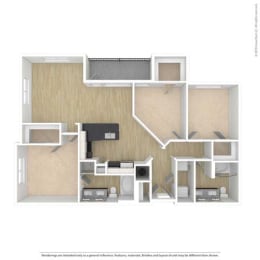 3 beds, 2 baths, 1,409 sqft, $2,430
