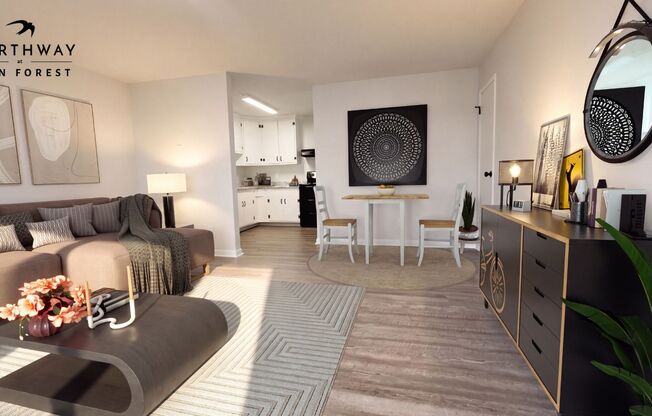 1 bed, 1 bath, 640 sqft, $999