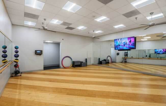 Fitness center workout room at Lenox Club, Arlington, Virginia