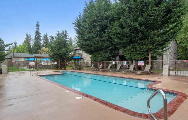 Swimming Pool at North Creek Apartments, Everett, Washington