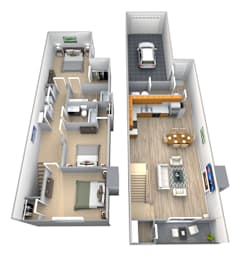 3 beds, 2.5 baths, 1,390 sqft, $2,516
