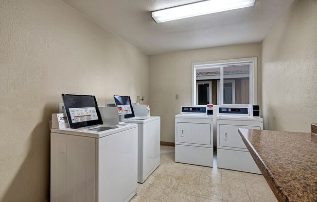 Laundry room at The Greenbriar