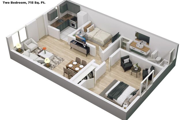 Long Point Plaza Apartments - Spring Branch Best Location & ALL BILL PAID