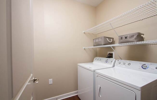 One, two, and three-bedroom apartments featuring spacious floor plans, full-sized washer and dryer, gourmet kitchens, LVP flooring and more at Aventine Wilderness Hills in Lincoln, NE