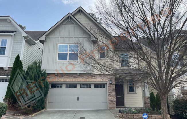 Immaculate 3 Bedrooms, 3.5 Bathrooms, and 2 Car Garage Home w/Enclosed Porch and a Huge Loft on 3/FL in Berkshires at Townhall Commons, Morrisville, Available Now!