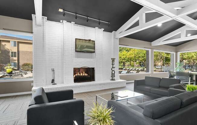 Rentable Clubhouse at Lakeside Village Apartments in Clinton Township